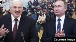 Александр Лукашенко и Владимир Путин 