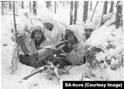 Финские пулеметчики во время советско-финской войны 1939–1940