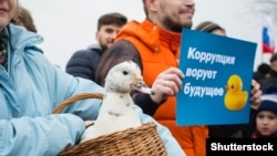 Митинг против коррупции в Петербурге